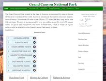 Tablet Screenshot of grand-canyon-park.org